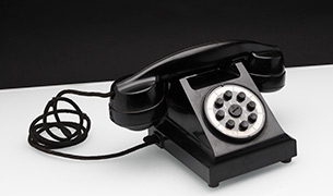 Téléphonique avec touches d'appel années 1950