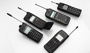 Téléphone mobiles années 1990