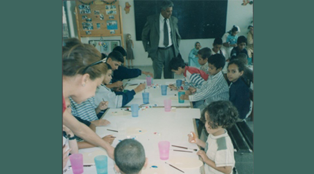 Cultural animation in the Children Hospital of CHU Rabat from 9 to 12 September 2002